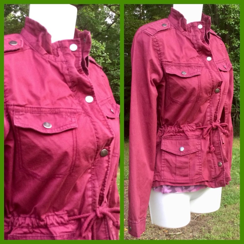 Safari Styled Jacket, sz XS